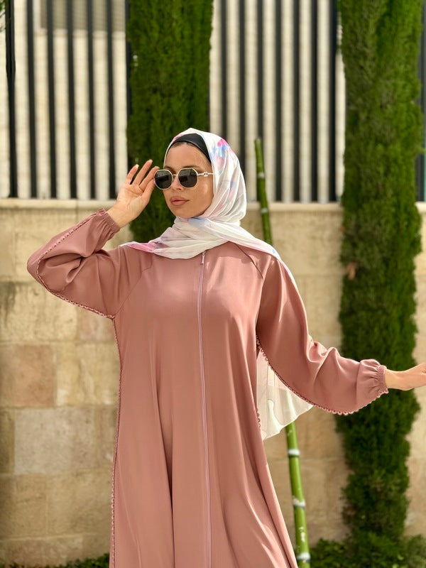 
                  
                    Colorful and Practical Abaya
                  
                