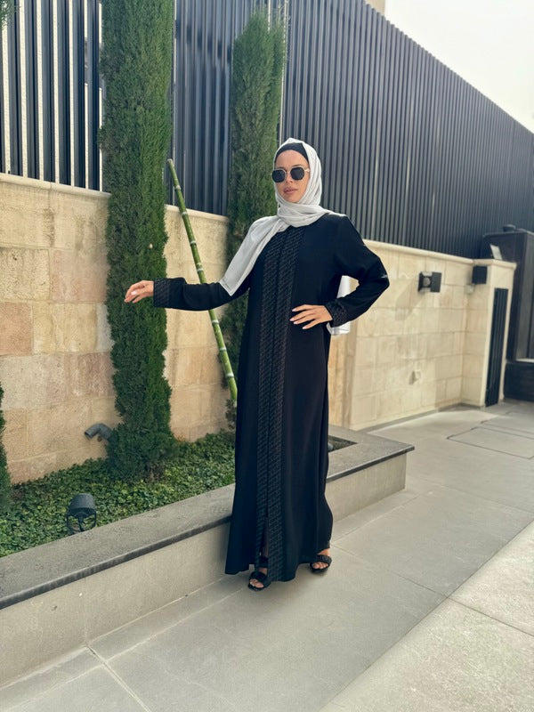 
                  
                    Modern and Elegant Black Abaya
                  
                