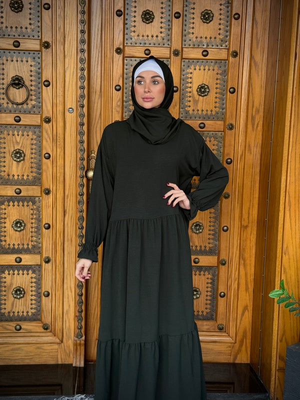 
                  
                    Elegant One-Piece Prayer Set with Attached Sleeves and Scarf
                  
                