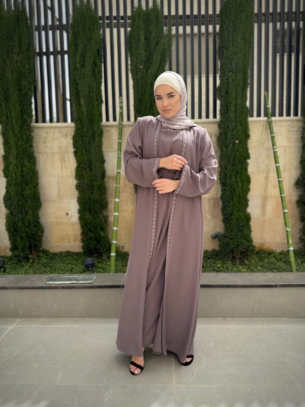 Exquisite Two-Piece Abaya