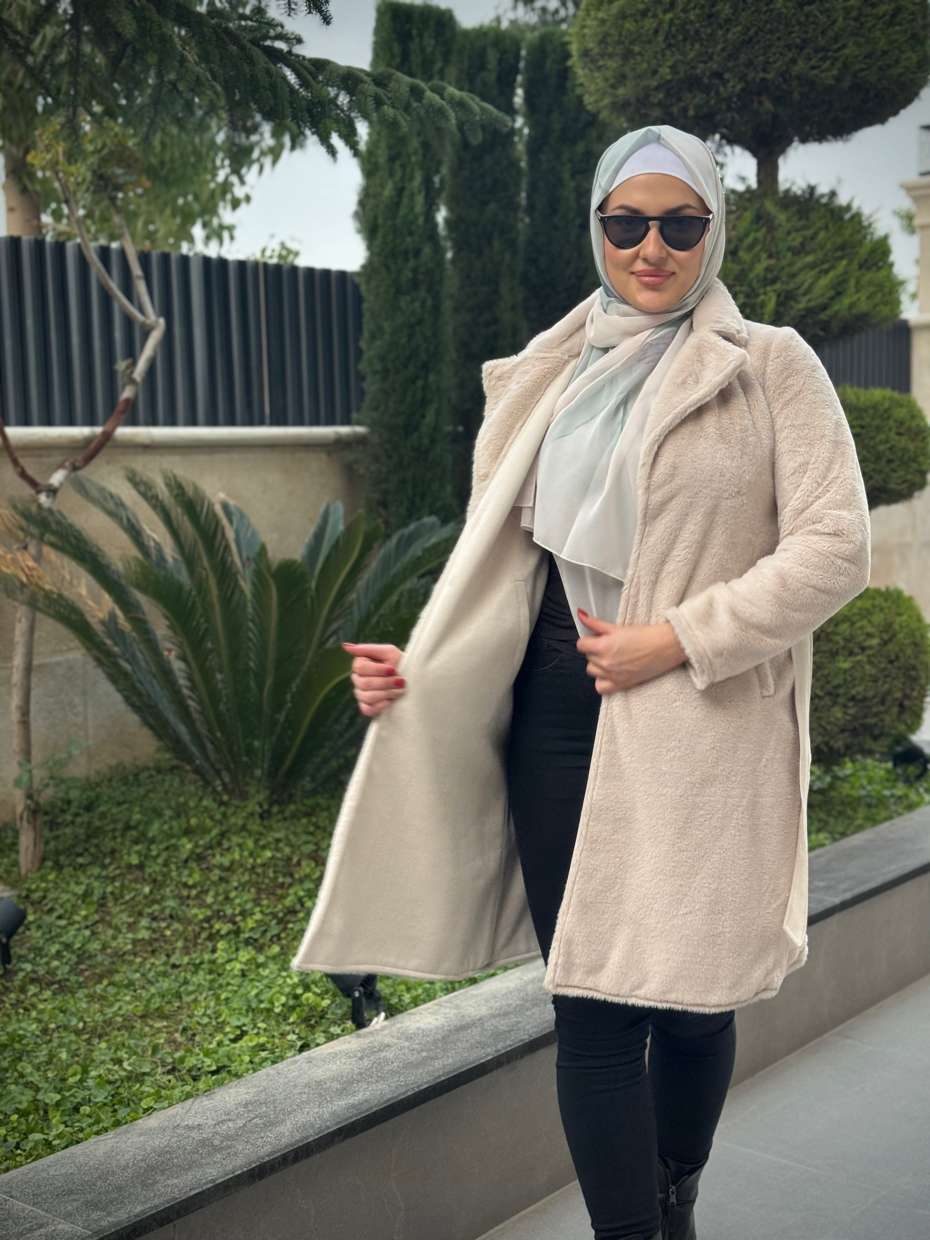 double faced fur jacket