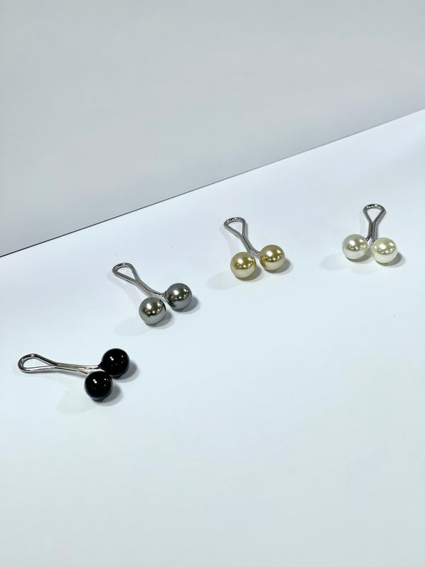 Premium Pearl-Adorned Pins Set