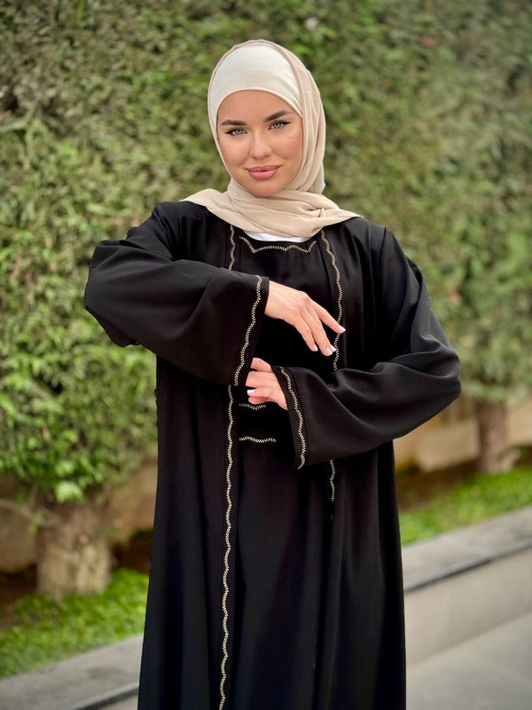 
                  
                    Elegant and stylish Two-Piece Abaya
                  
                