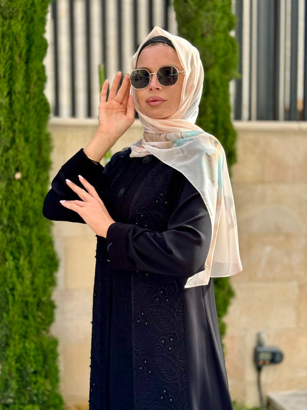 
                  
                    Two-Layered Elegant Abaya
                  
                