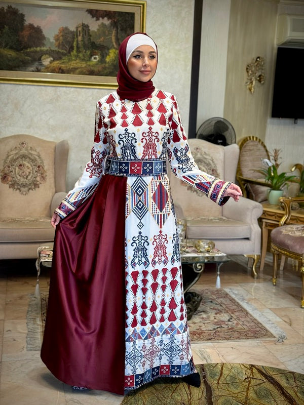 kaftan style modern kaftan dress Elegant Embroidered Kaftan with Modern Style