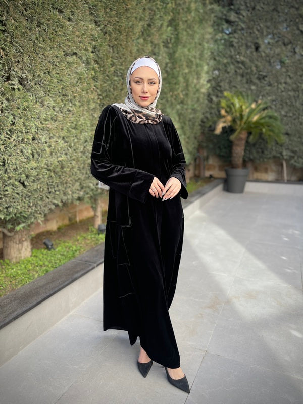 black velvet hijab