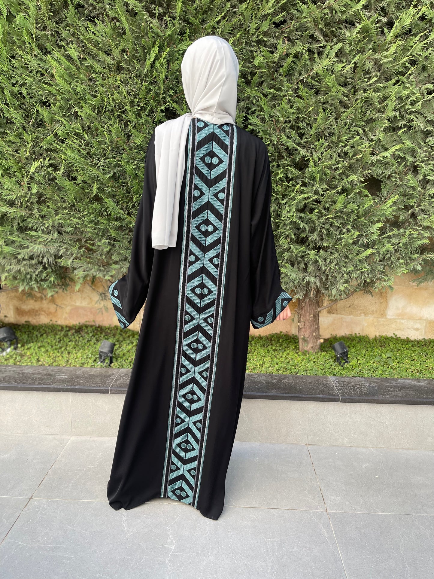 
                  
                    Abaya with Embroidery
                  
                