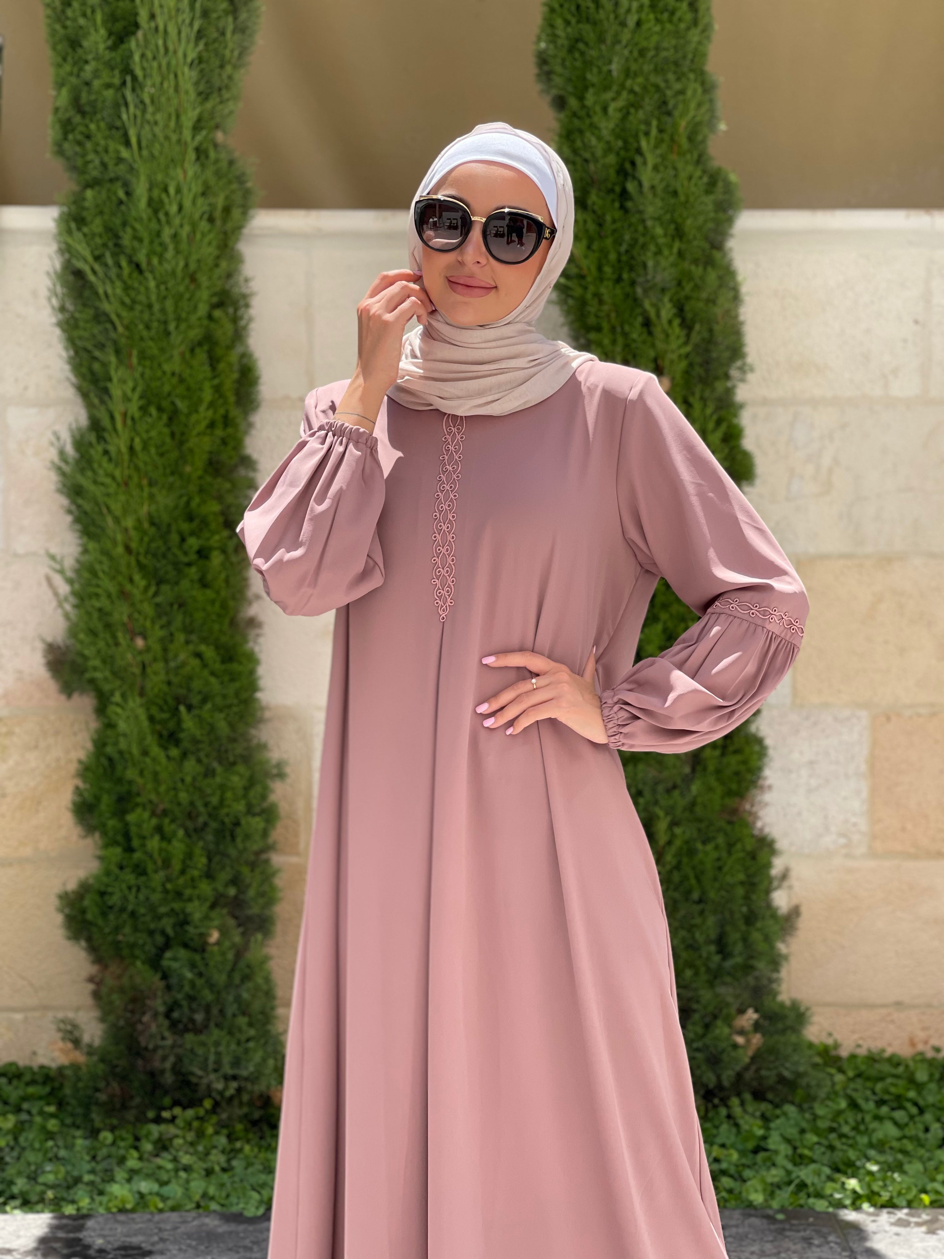 Coloured abaya collection hot sale