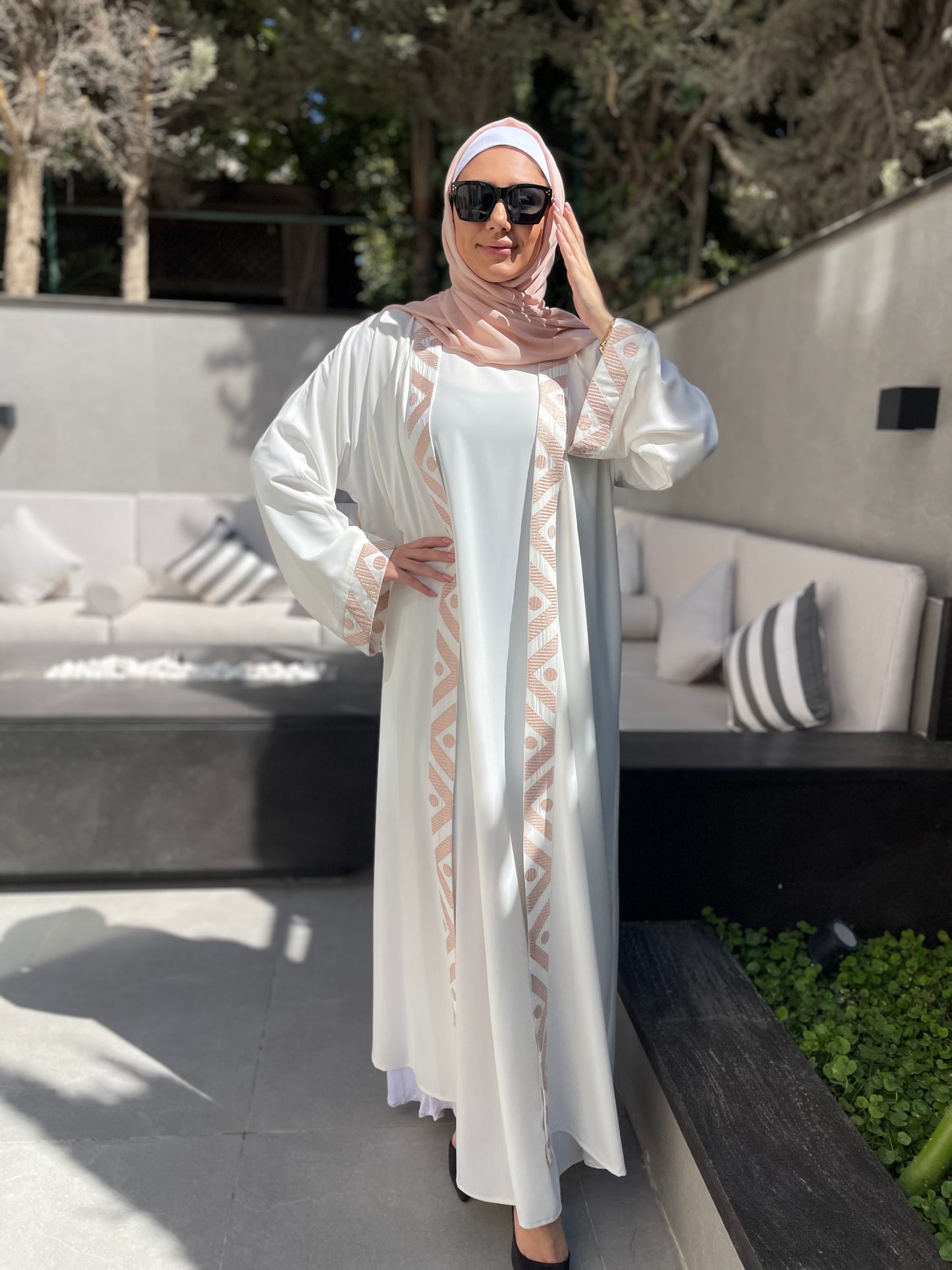 
                  
                    Abaya with Embroidery
                  
                