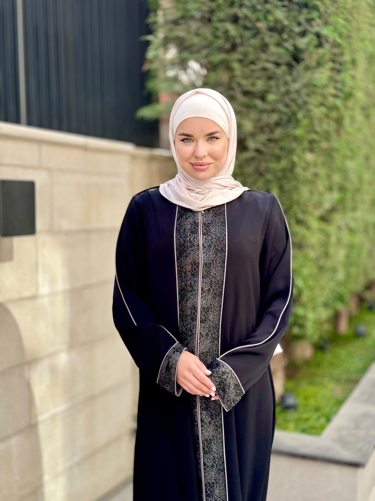 
                  
                    Modern and Elegant Black Abaya
                  
                