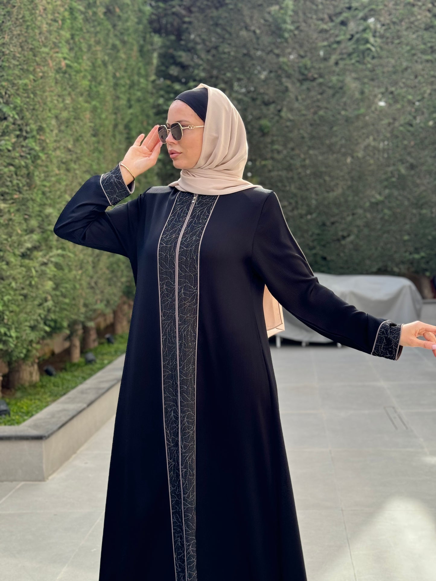 
                  
                    Modern and Elegant Black Abaya
                  
                