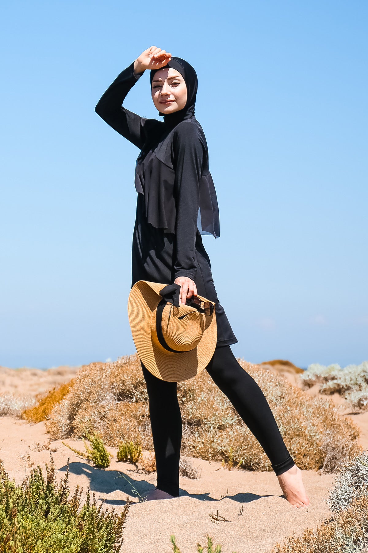 
                  
                    Black Full Closed Hijab Swimsuit
                  
                