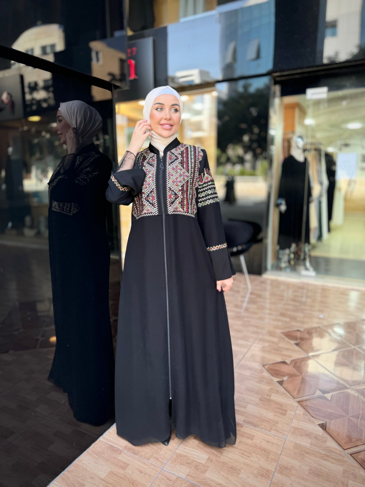 Stunning Embroidered Abaya