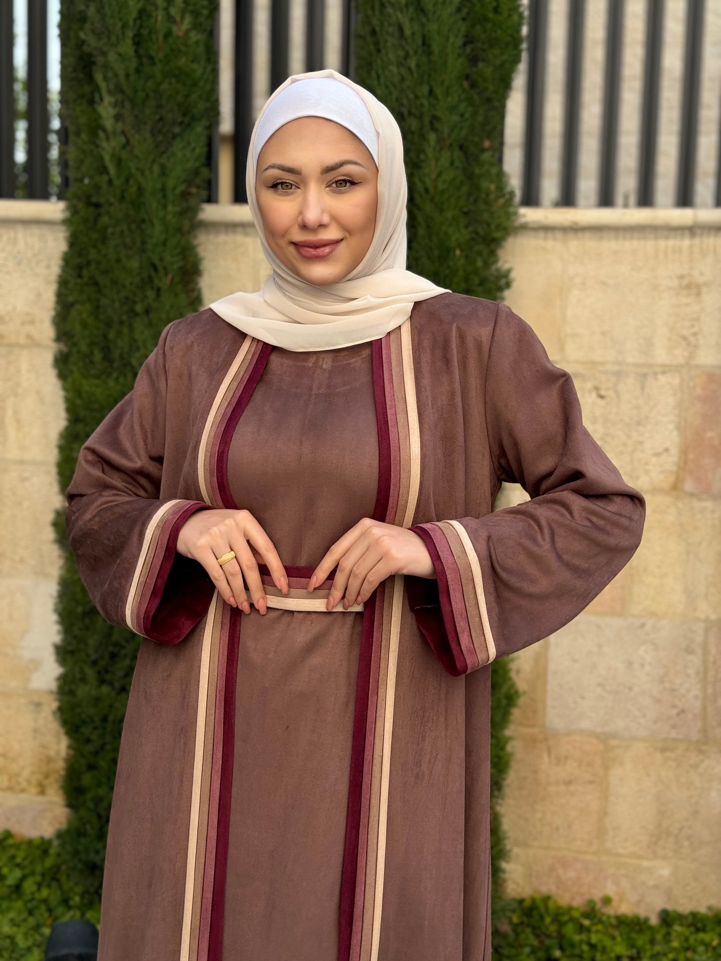 
                  
                    Two-Piece Winter Abaya
                  
                