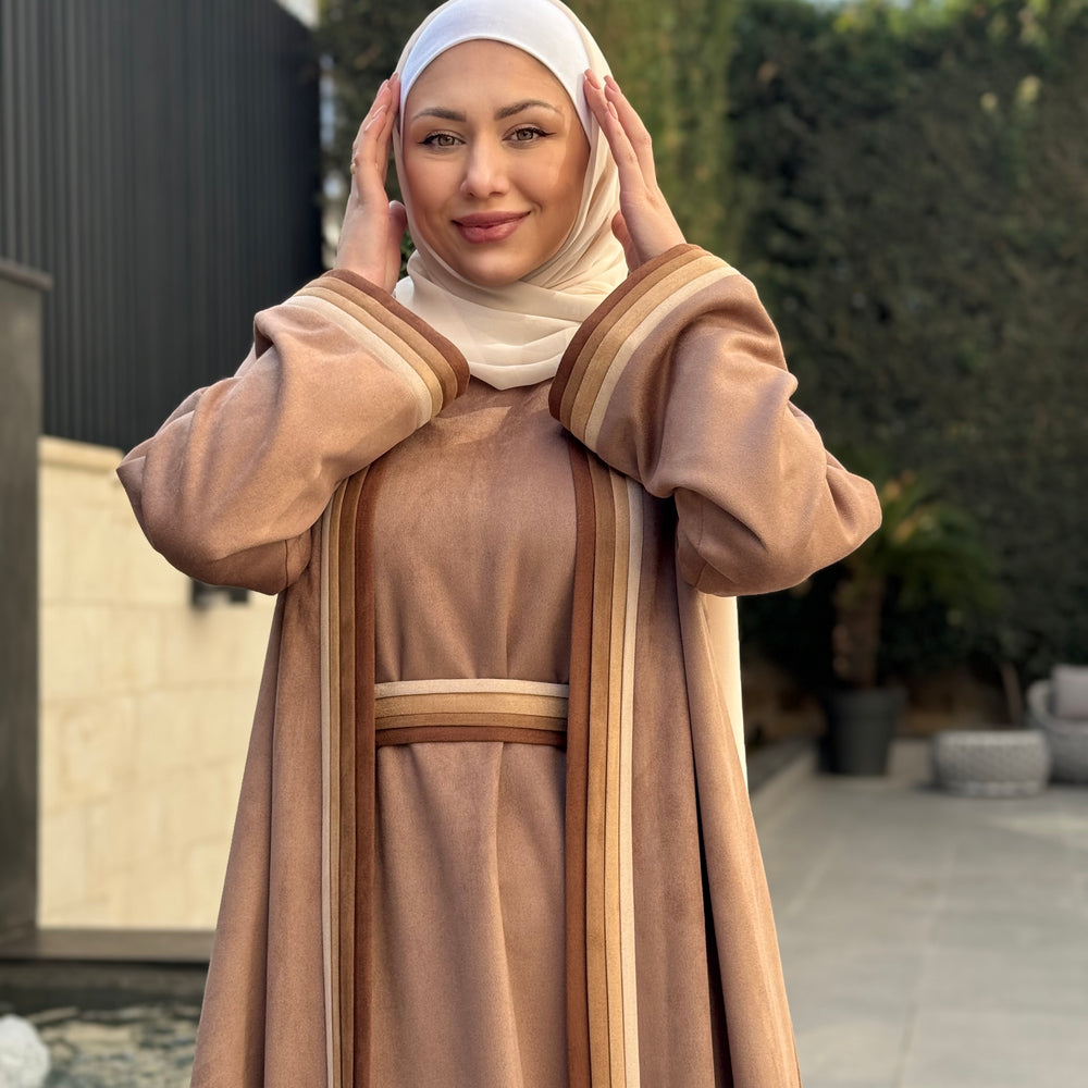 
                      
                        Two-Piece Winter Abaya
                      
                    