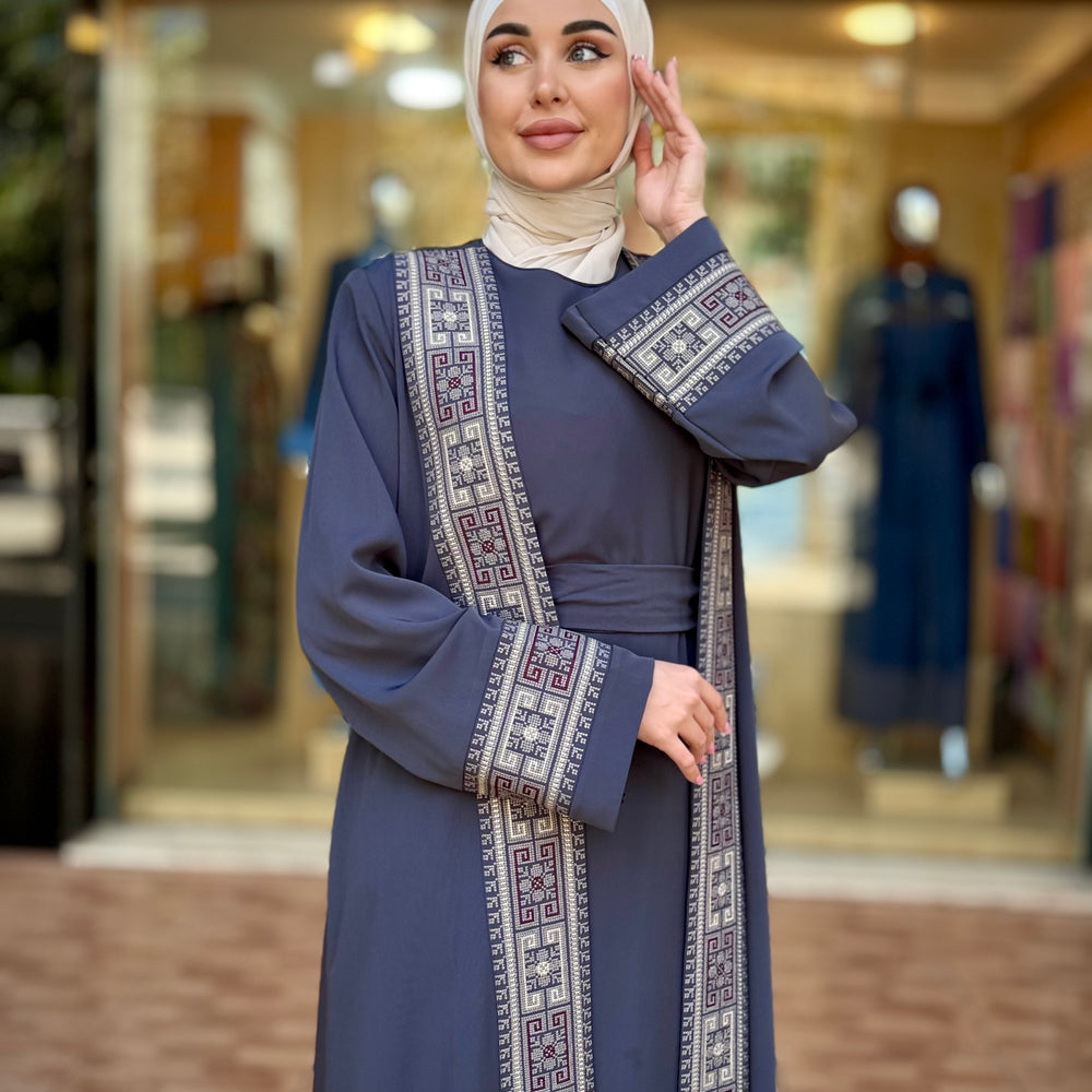 
                      
                        Embroidered Two Piece Abaya For Women
                      
                    