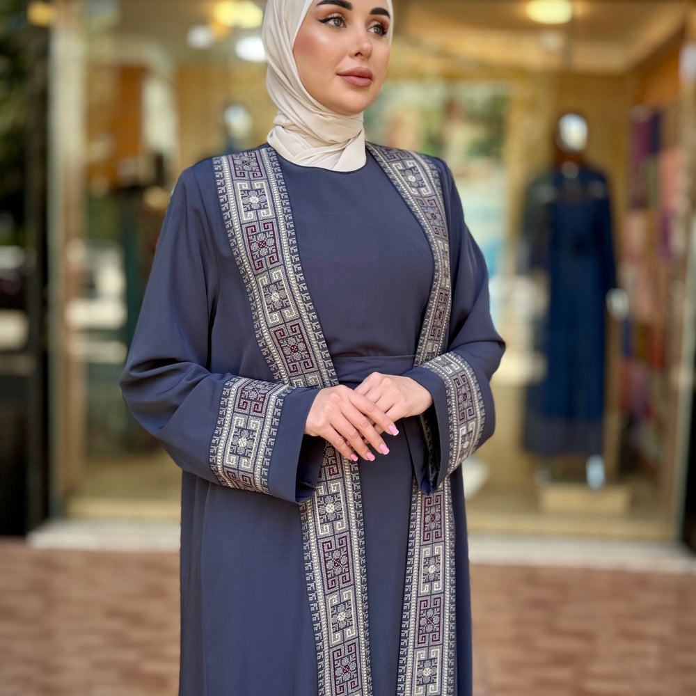 
                      
                        Embroidered Two Piece Abaya For Women
                      
                    