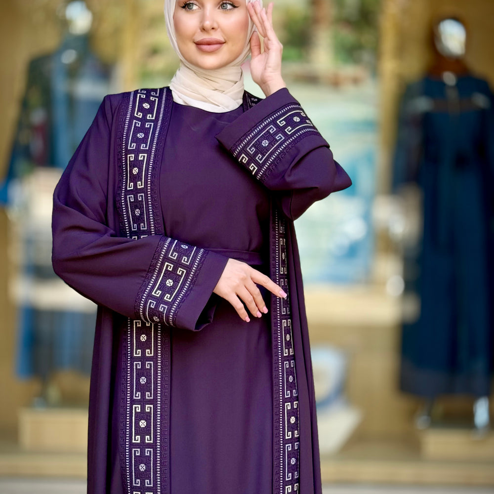 
                      
                        Embroidered Two Piece Abaya For Women
                      
                    