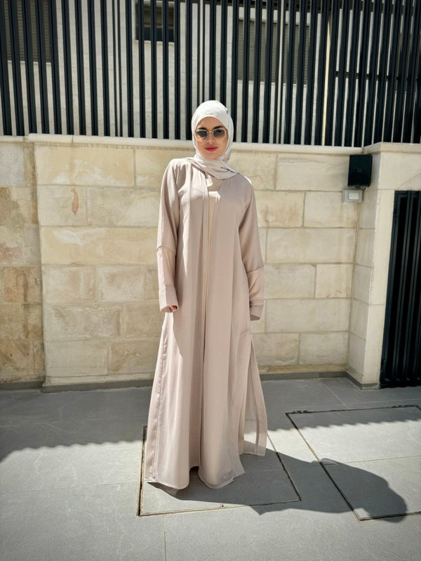 
                      
                        Modern Elegant Two-Piece Abaya
                      
                    