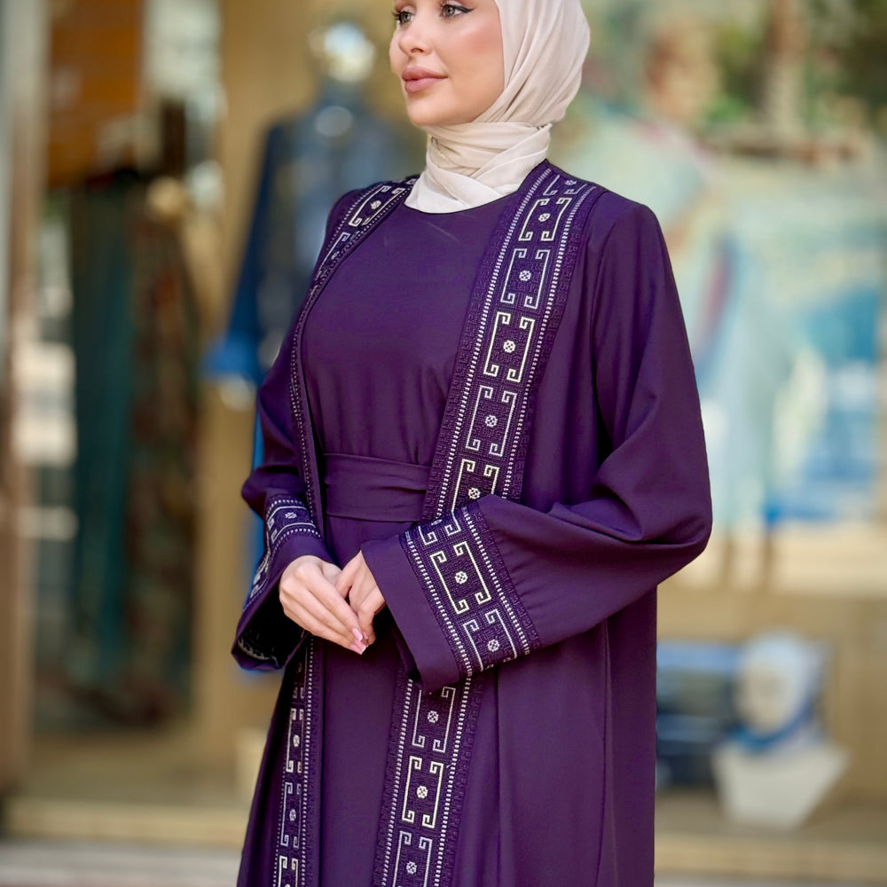 
                      
                        Embroidered Two Piece Abaya For Women
                      
                    