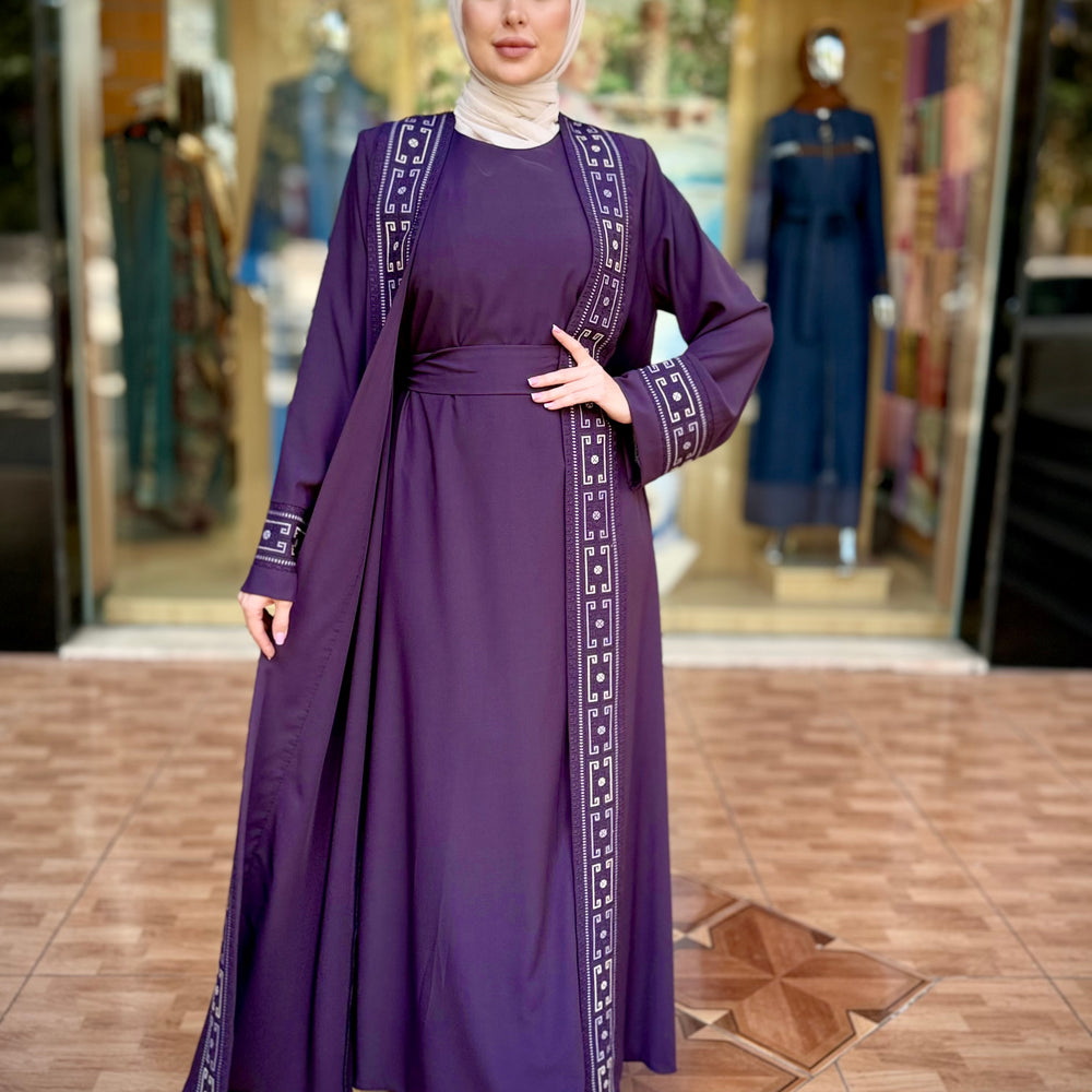 
                      
                        Embroidered Two Piece Abaya For Women
                      
                    