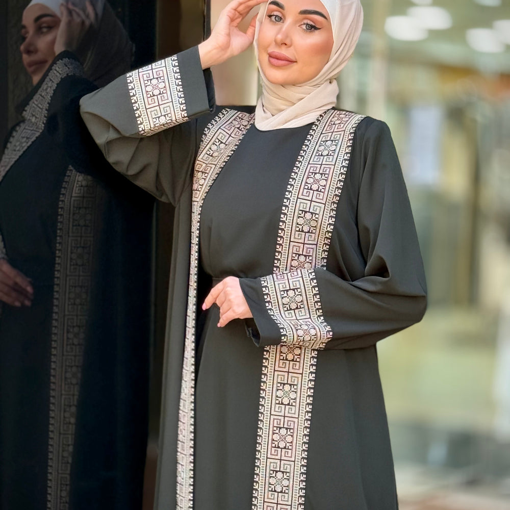 
                      
                        Embroidered Two Piece Abaya For Women
                      
                    