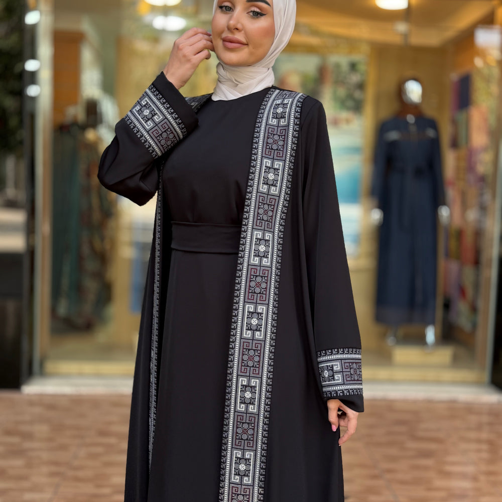 
                      
                        Embroidered Two Piece Abaya For Women
                      
                    