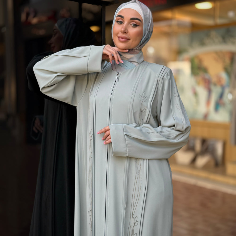 
                      
                        Comfortable Embroidered Abaya
                      
                    