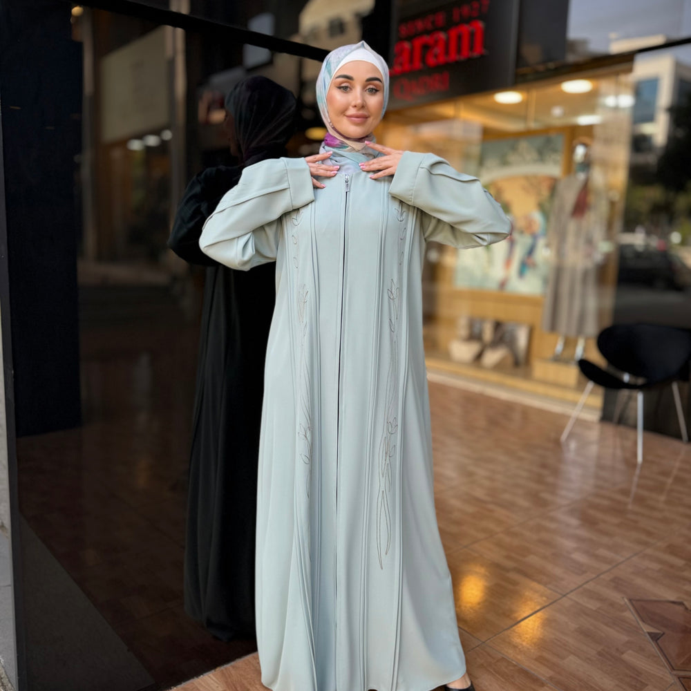 
                      
                        Comfortable Embroidered Abaya
                      
                    