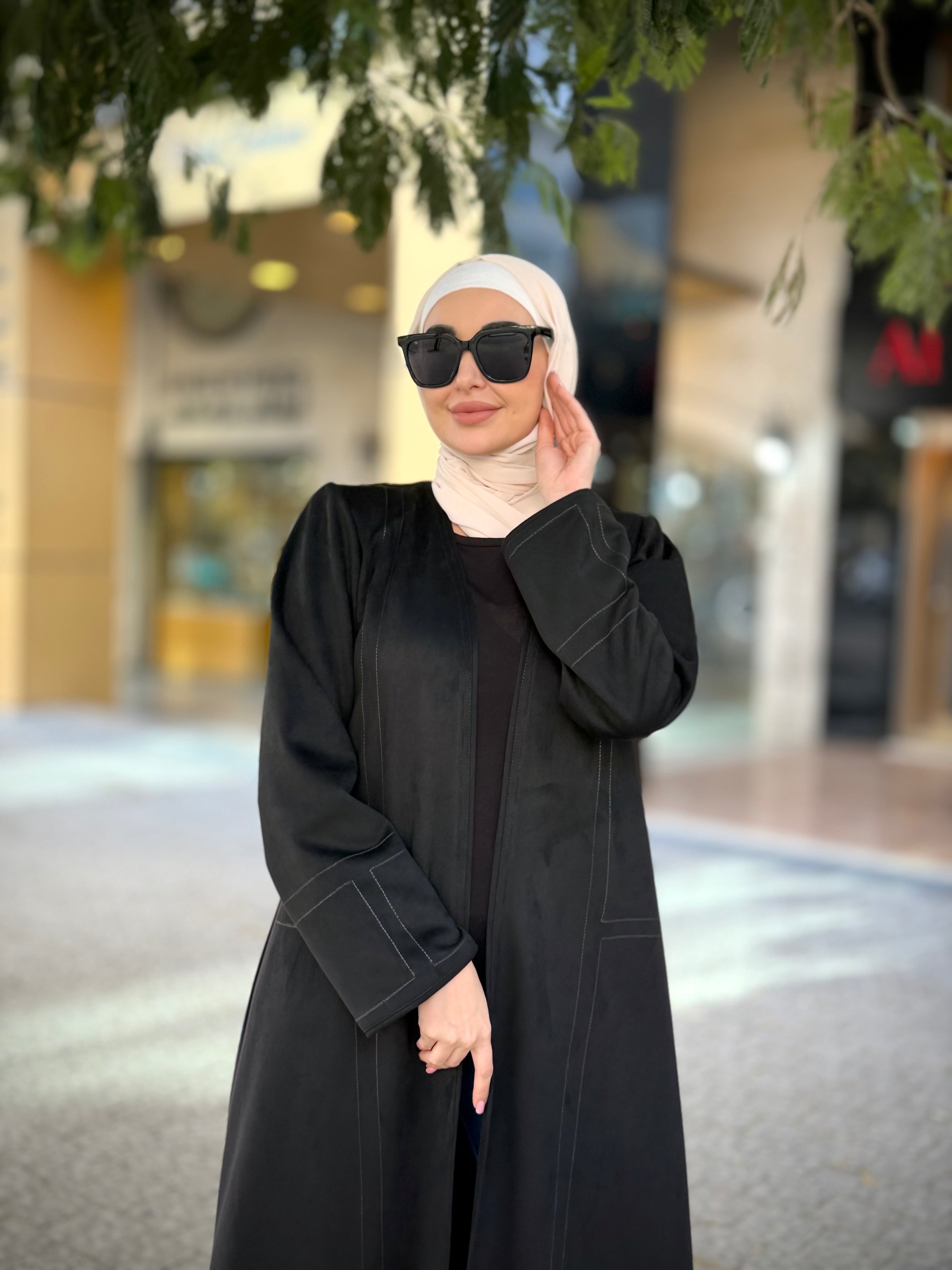 Trendy Suede Cardigan – Al Karam Qadri