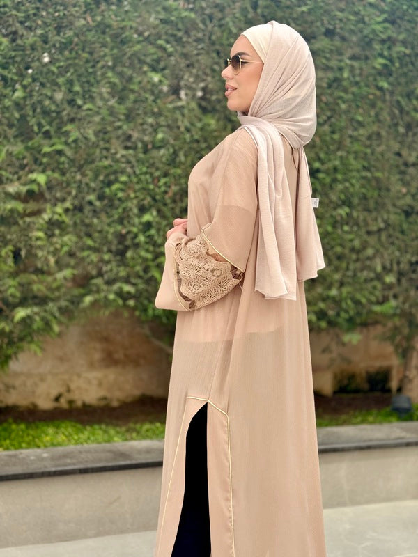 
                  
                    Elegant Open Abaya
                  
                