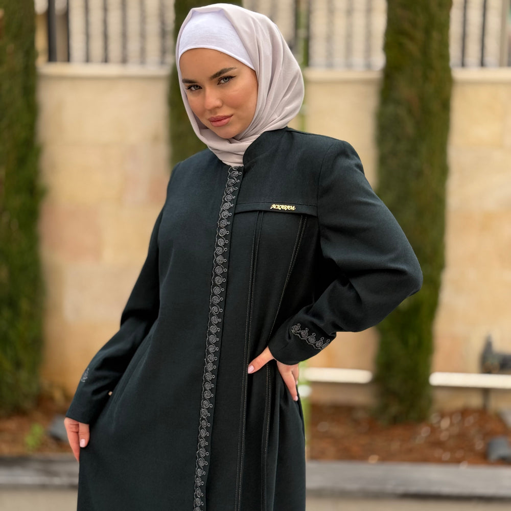 
                      
                        Embroidered Woolen Jilbab
                      
                    