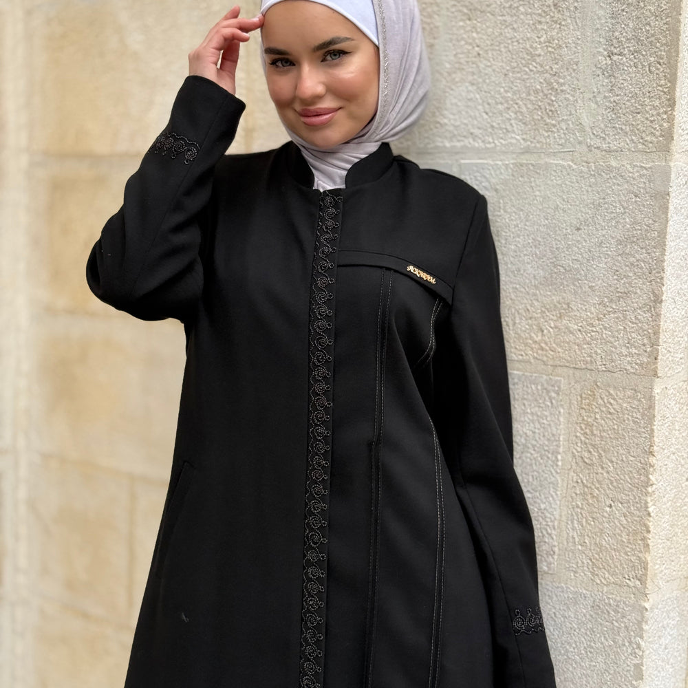 
                      
                        Embroidered Woolen Jilbab
                      
                    