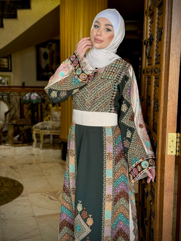 
                      
                        Elegant Embroidered Kaftan from Jordan
                      
                    