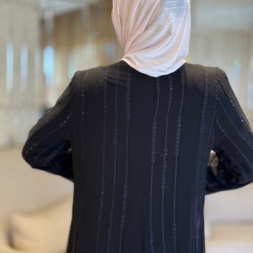 
                      
                        Two Layered Emroidered Elegant Abaya
                      
                    