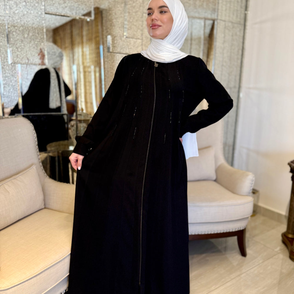 
                      
                        Elegant Black Abaya For Modern Look
                      
                    