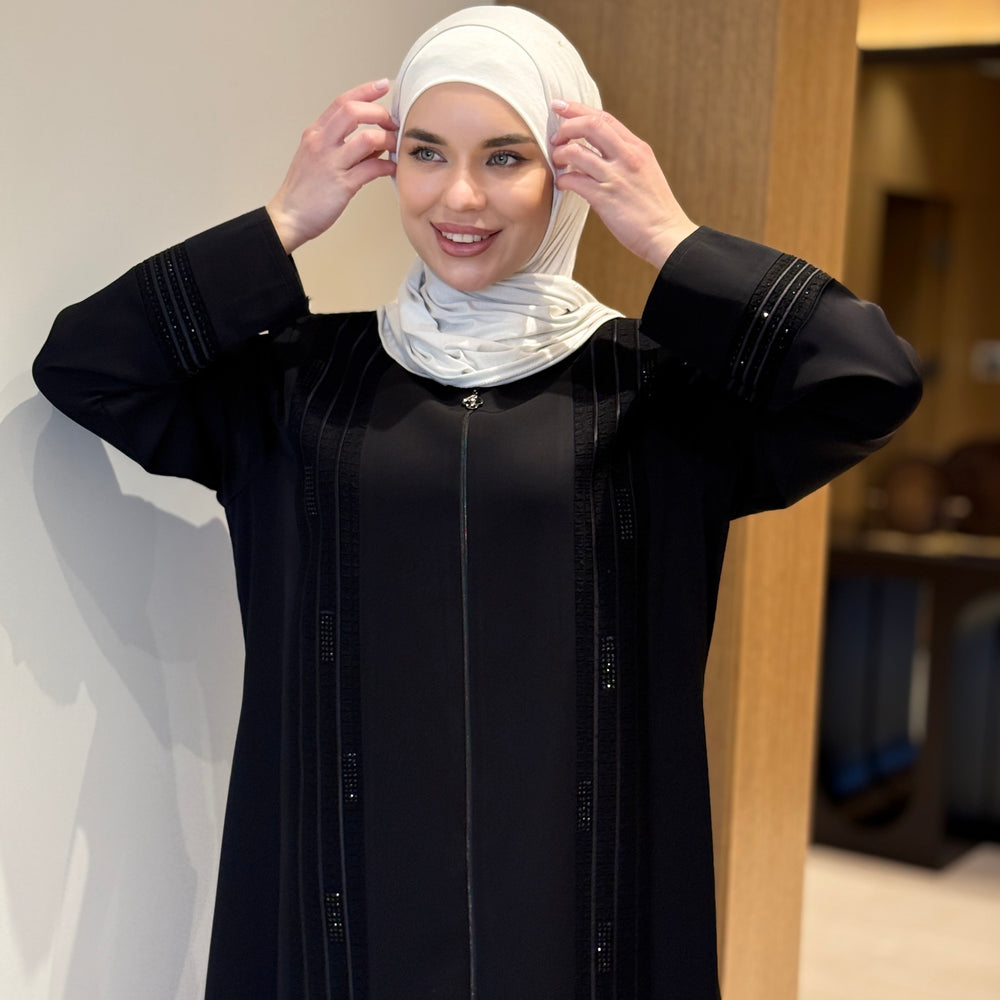 Casual Black Abaya