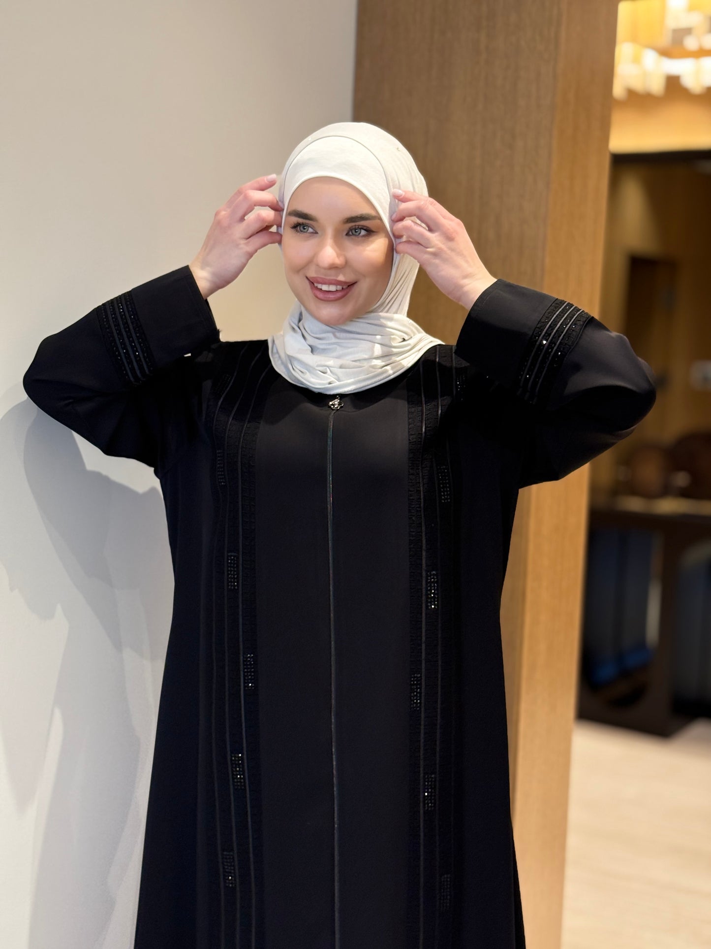 Casual Black Abaya