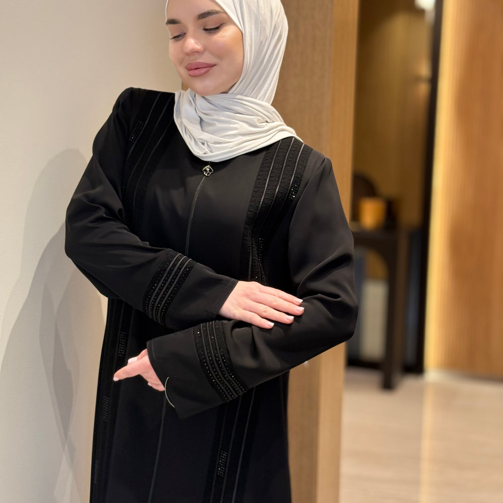 Casual Black Abaya