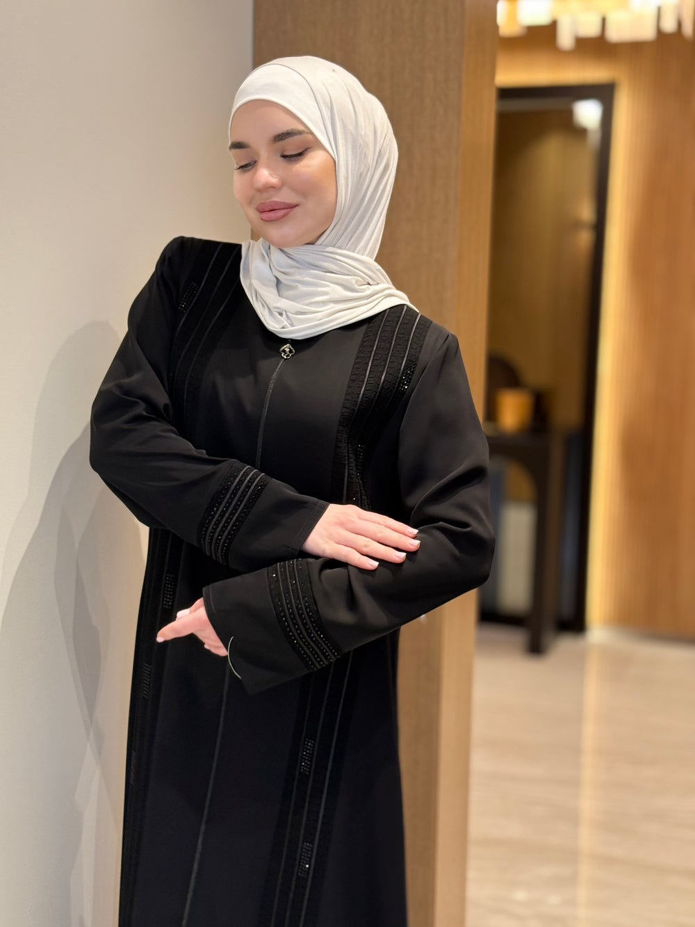 Casual Black Abaya