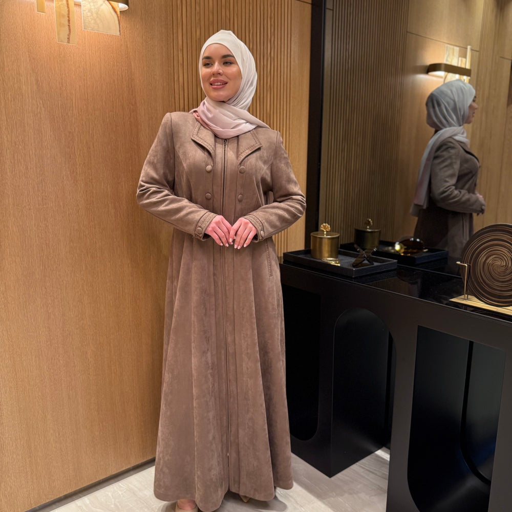 
                      
                        Embroidered Suede Jilbab
                      
                    