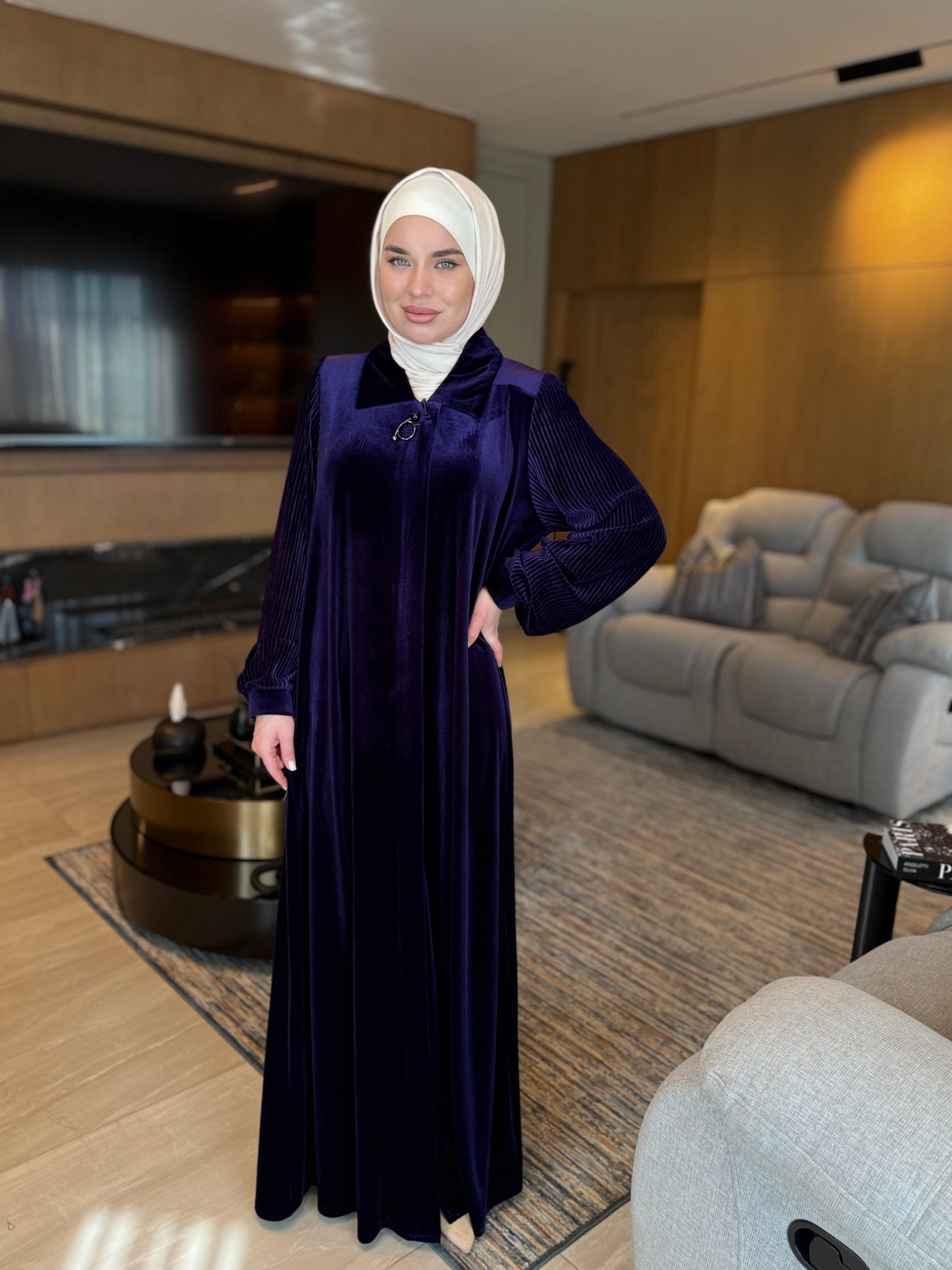 Unique Velvet Abaya