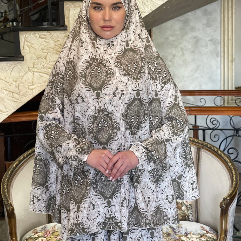 
                      
                        Elegant Prayer Clothes With Patterned
                      
                    