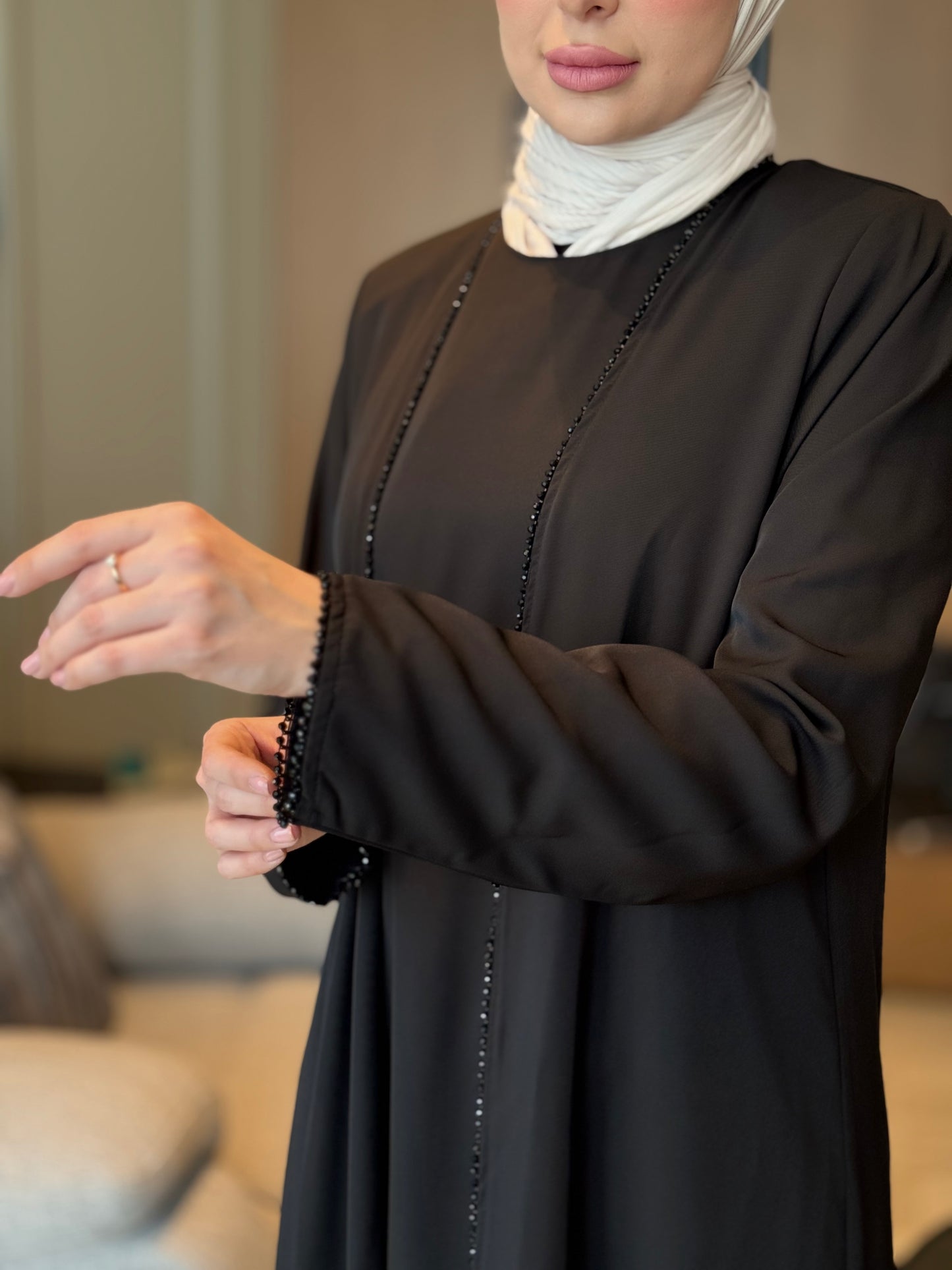 Modern Two-Layered Abaya