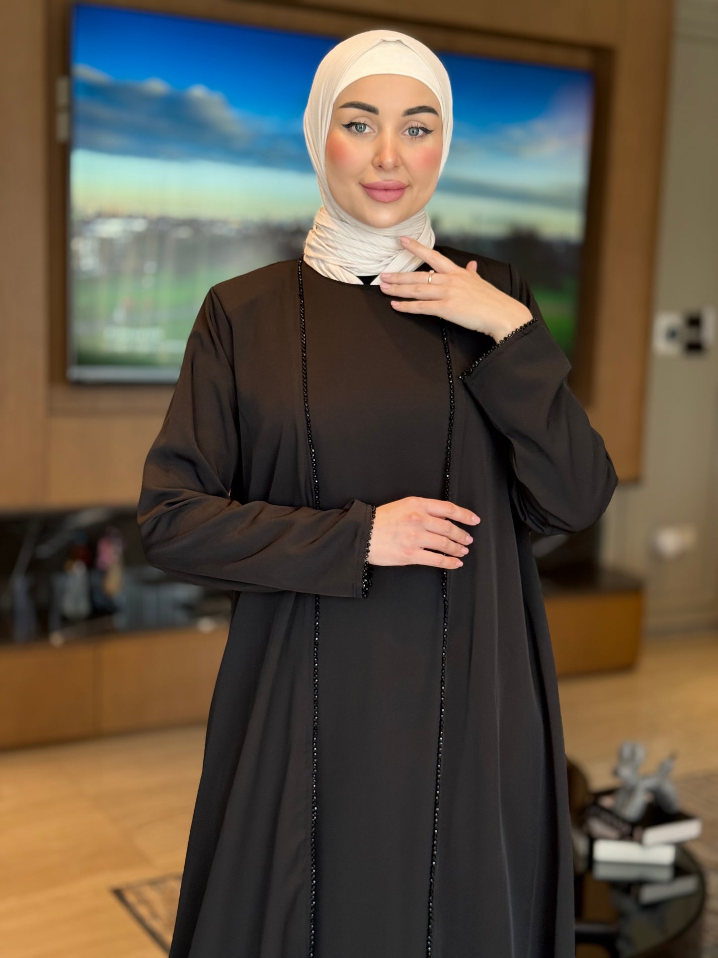 Modern Two-Layered Abaya