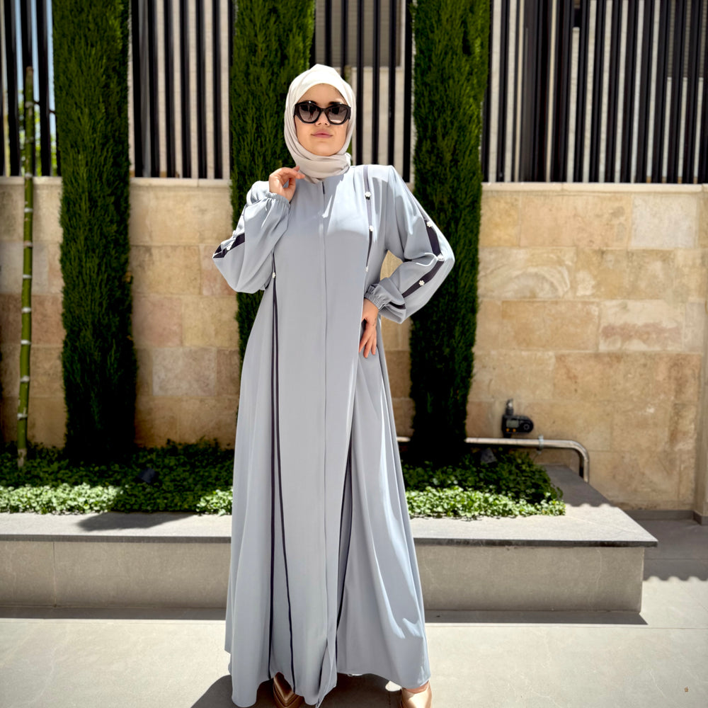 
                      
                        Daily Abaya With Pearl Details
                      
                    