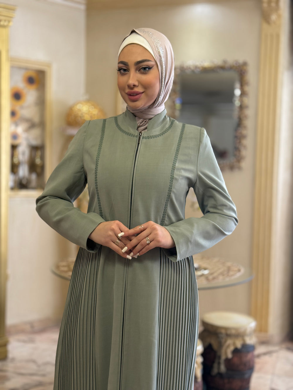 Fashion Jilbab With Embroidery