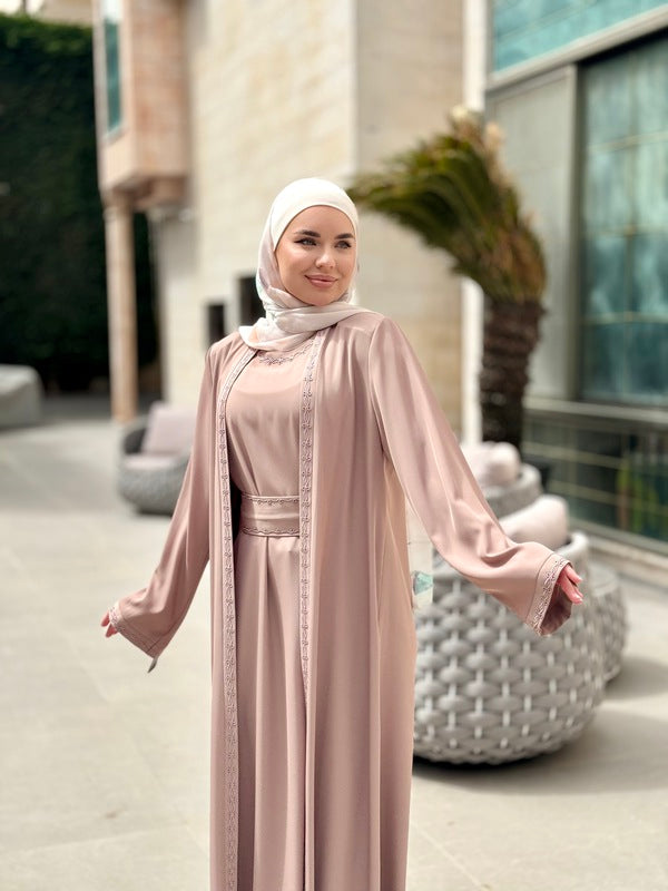 
                  
                    Elegant and Practical Two-Piece Abaya
                  
                