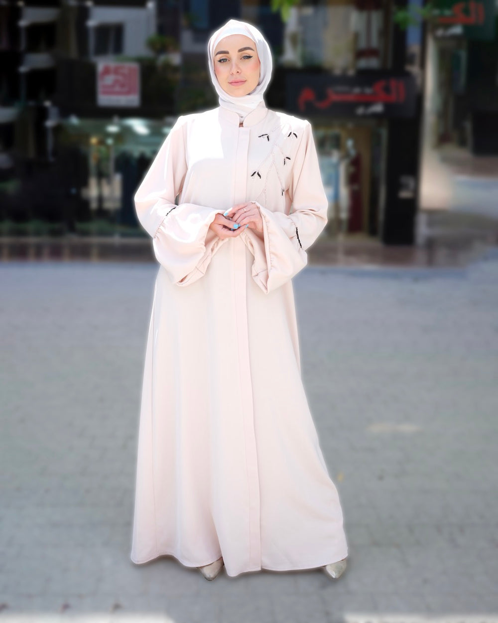 Colored Modern Abaya