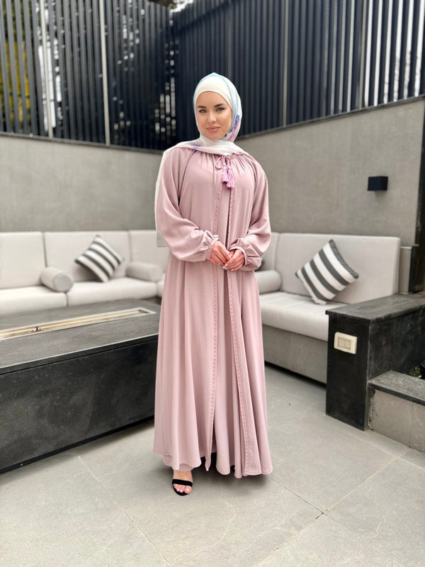 Elegant and Practical Two-Piece Abaya